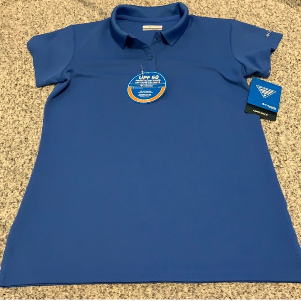 NWT Columbia PFG UPF 50 Polo Shirt